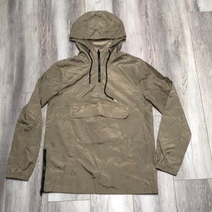 NEW WITH TAGS. Forever 21 Windbreaker Hoodie TAUPE